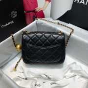 Chanel Mini Flap Bag 17cm Black - 5