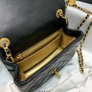 Chanel Mini Flap Bag 17cm Black - 2