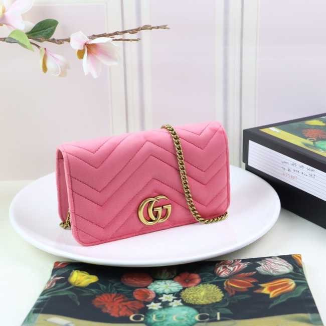 Gucci Marmont Mini bag 488426 Pink - 1