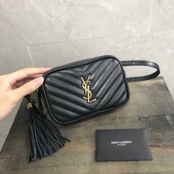 YSL LOU BELT BAG Black