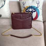 YSL sulpice medium matelasse leather bag 24cm - 6