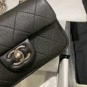 Chanel CF BAG 18CM CAVIAR BLACK - 5