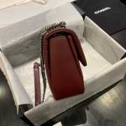 Chanel CF BAG CAVIAR 24CM RED - 6