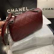 Chanel CF BAG CAVIAR 24CM RED - 5