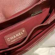 Chanel CF BAG CAVIAR 24CM RED - 2