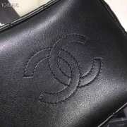 Chanel Lambskin Gold Metal Pink Small Hobo Bag black - 6