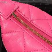 Chanel Lambskin Gold Metal Pink Small Hobo Bag - 2