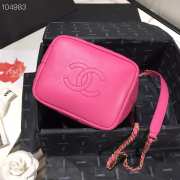 Chanel Lambskin Gold Metal Pink Small Hobo Bag - 5