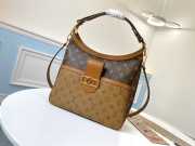 Louis Vuitton Reverse Monogram Dauphine Hobo MM Bag - 1