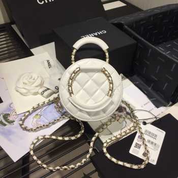 CHANEL 2020 Pouches Cosmetic Bags white