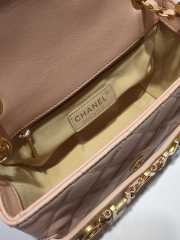 Chanel small flap bag calfskin goldtone metal - 2