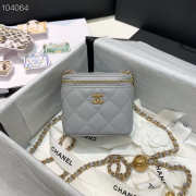 Chanel 2020 SS Cosmetic Bag Gray - 1