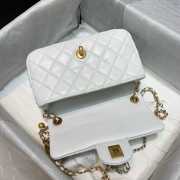 Chanel Flap Bag 20CM White - 3