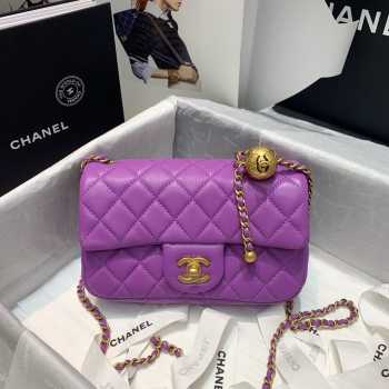 Chanel Flap Bag 20CM Purple