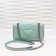 Gucci Marmont matelassé shoulder bag 26cm Green - 6