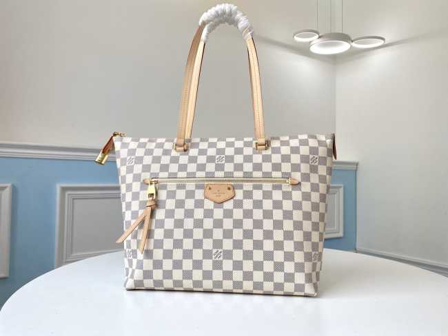 LV Damier Azur Canvas IENA MM Handbag N44040 - 1