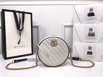 Gucci Marmont Mini Round Shoulder Bag 550154