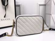 Gucci Marmont Shoulder Bag 447632 White - 4