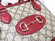 Gucci 1955 Horsebit Top handle bag Red - 6