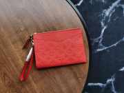 LV POCHETTE MÉLANIE MM RED - 1