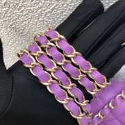 Chanel Caviar Flap bag 25cm Purple - 5