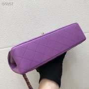 Chanel Caviar Flap bag 25cm Purple - 3