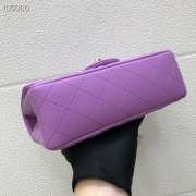 Chanel Lambskin Flap bag 20cm Purple - 3