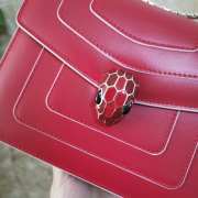 Bvlgari Serpenti in Love Bag 20cm red - 4