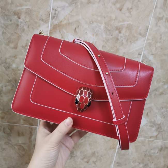 Bvlgari Serpenti in Love Bag 22cm red - 1