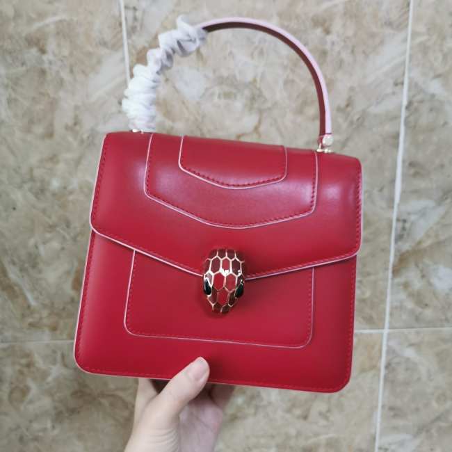 Bvlgari Serpenti Forever in Love Bag 18cm red - 1