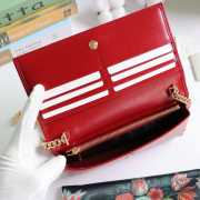 Gucci Horsebit 1955 Wallet On Chain Red - 4