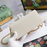 Gucci Horsebit 1955 Wallet On Chain White 02 - 3