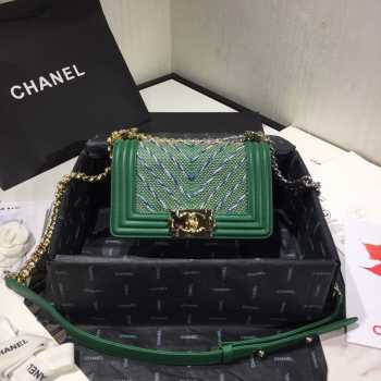  Chane Leboy Bag Green 20cm