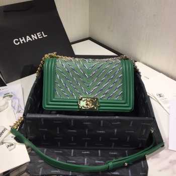 Chane Le boy Bag Green 25cm