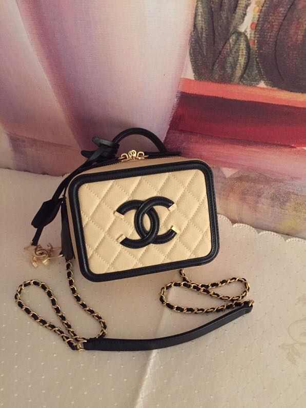 Chanel small Caviar Vanity bag 17cm - 1