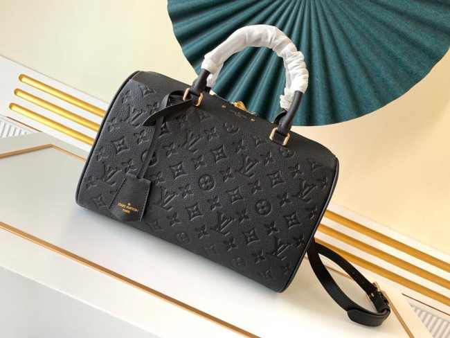 Louis Vuitton SPEEDY Bag with Black 30cm - 1