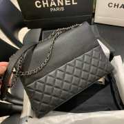 Chanel Caviar Handbag Black 32cm - 4