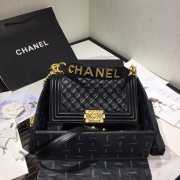 Chanel Leboy Bag Lambskin Black 25cm - 1