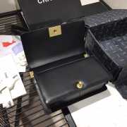 Chanel Leboy Bag Lambskin Black 25cm - 4