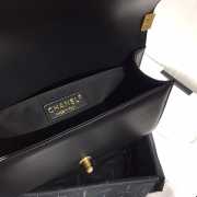 Chanel Leboy Bag Lambskin Black 25cm - 5