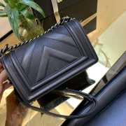 Chanel V Flap Bag 20cm Black - 5