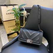 Chanel V Flap Bag 25cm Black - 1