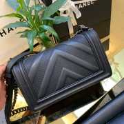 Chanel V Flap Bag 25cm Black - 3