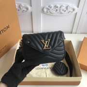 Louis Vuitton Multi Pochette New Wave Bag Black - 6