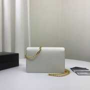 Prada Chain Strap Mini Bag 18CM White - 6