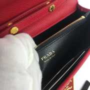 Prada Chain Strap Mini Bag 18CM Red - 3