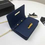 Prada Chain Strap Mini Bag 18CM Blue - 6