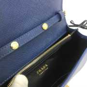 Prada Chain Strap Mini Bag 18CM Blue - 3