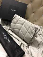 YSL Loulou Puffer Handbag 29cm White - 3