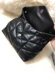 YSL Loulou Puffer Handbag 29cm Black - 4